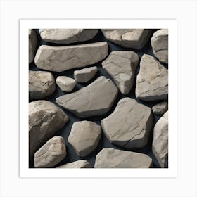 Stone Wall 94 Art Print