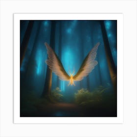 Fairy In The Forest 3 Art Print