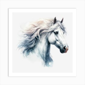 White Horse.4 Art Print