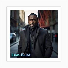 Idris Elba Art Print