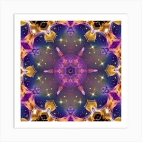 Psychedelic Mandala 22 Art Print