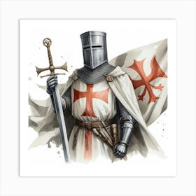 Knight Templar 9 Art Print