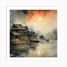 Oil painting 1 Art Print