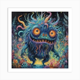 Monsters In The Night Art Print