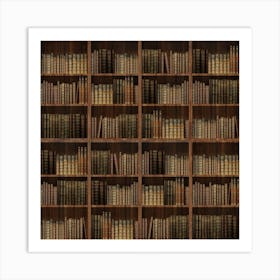 Bookcases Book Bookshelf Library Education Art Print