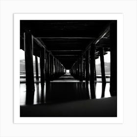 Under The Pier 7 Art Print