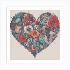 Heart Of Love Art Print