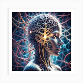 Human Brain 112 Art Print
