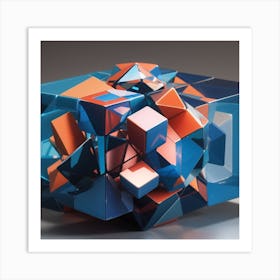 Cubes Art Print