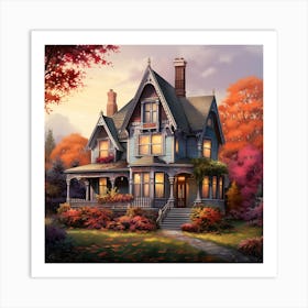 Victorian House 1 Art Print