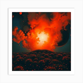 Explosion In The Sky Art Print