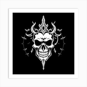 Skull And Crossbones 7 Art Print