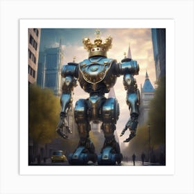 King Of Robots 2 Art Print