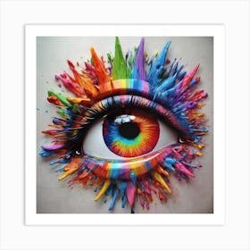 Eye Of The Rainbow Art Print