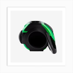 Green And Black tape measure Art Print