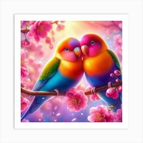 Two Birds In Love 1 Art Print