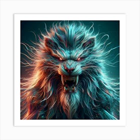 Lion Art 2 Art Print