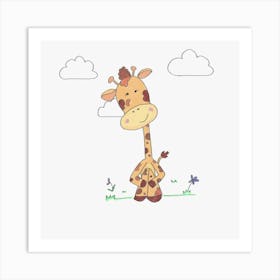 Giraffe 1 Art Print