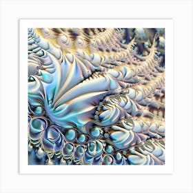 pearly abstract Art Print