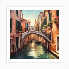 Venice Canal 1 Art Print