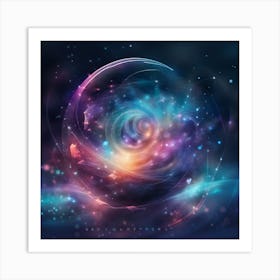 Abstract Nebula Art Print