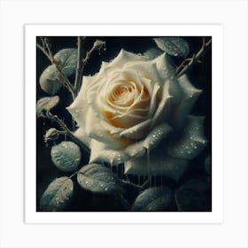 White Rose 1 Art Print