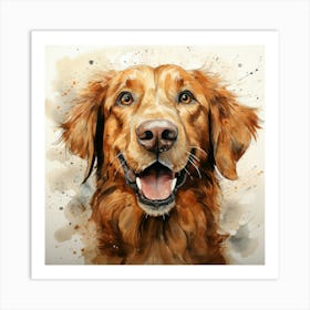 Golden Retriever 17 Art Print