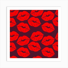 Kisses Art Print