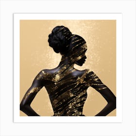 Portrait Of A Black Woman 5 Art Print