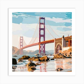 Golden Gate Bridge Art Print