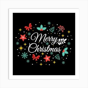 Merry Christmas Art Print