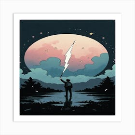 Lightning Bolt Art Print