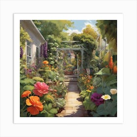 Garden Path 20 Art Print