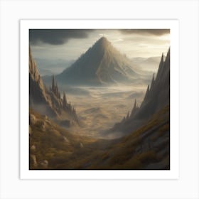 Mountain Landscape 39 Art Print