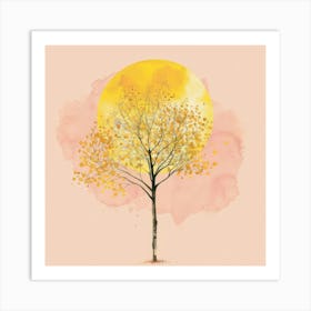 Tree In The Sun 3 Art Print