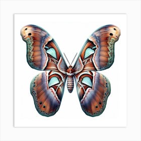 Butterfly of Attacus atlas 2 Art Print