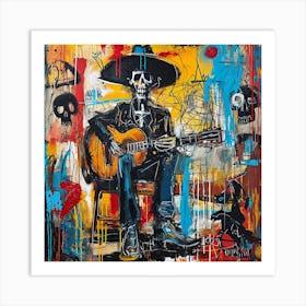 Mexican Skeleton Art Print