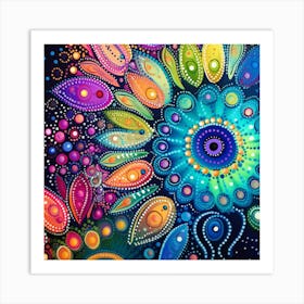 Psychedelic Painting Art Print