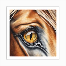 Eye Of The Horse 8 Art Print