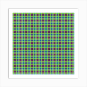 Checkered Fabric 14 Art Print