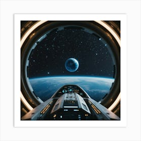 View From Spaceship Art Print