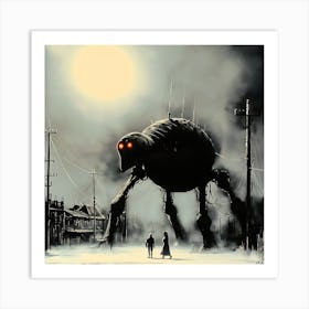 Hurrying Home From Work Art Print