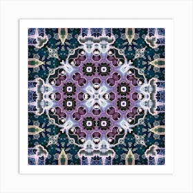 Abstract Purple Glow Art Print