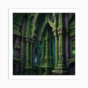 Castle Architecture Building Art Print