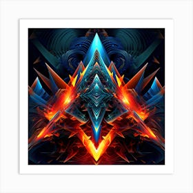 Abstract Psychedelic Art Art Print