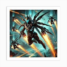 Abyssal Dragoons 2 Art Print