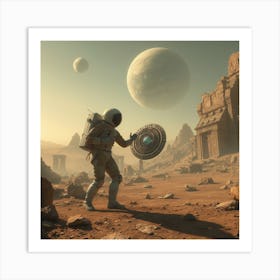 Space Exploration - Space Exploration Stock Videos & Royalty-Free Footage Art Print