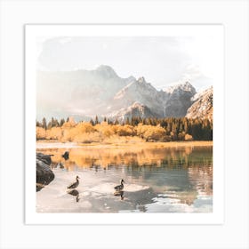 Autumn in the Italian Alps Art Print