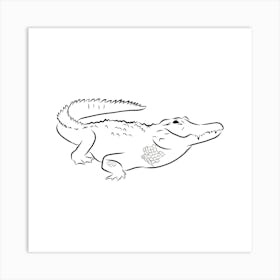 Alligator Art Print