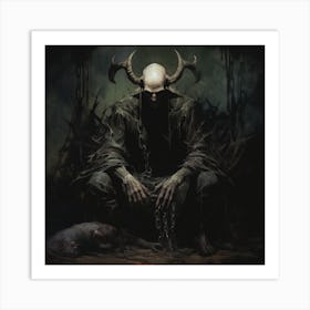 Demon Belphegor2 Art Print